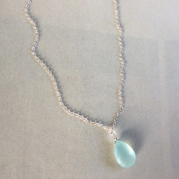 Sterling Silver Chalcedony Necklace - Picture 8 of 10